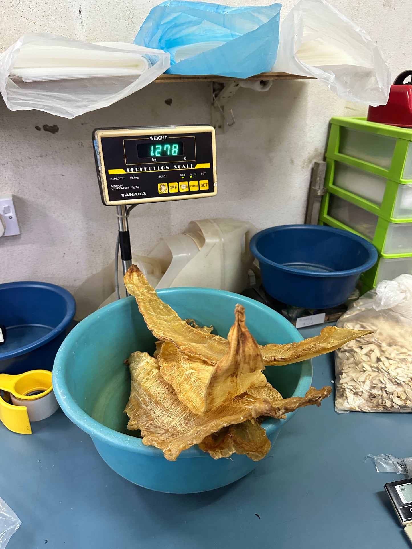 长尾柳（双牙胶）250克以上，共5片